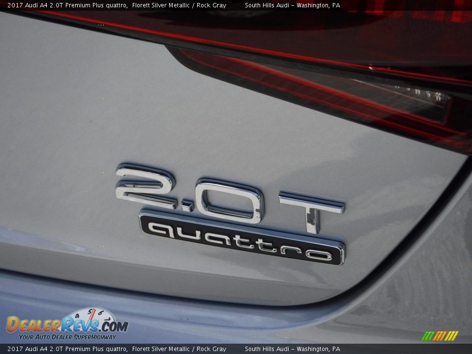 2017 Audi A4 2.0T Premium Plus quattro Florett Silver Metallic / Rock Gray Photo #14