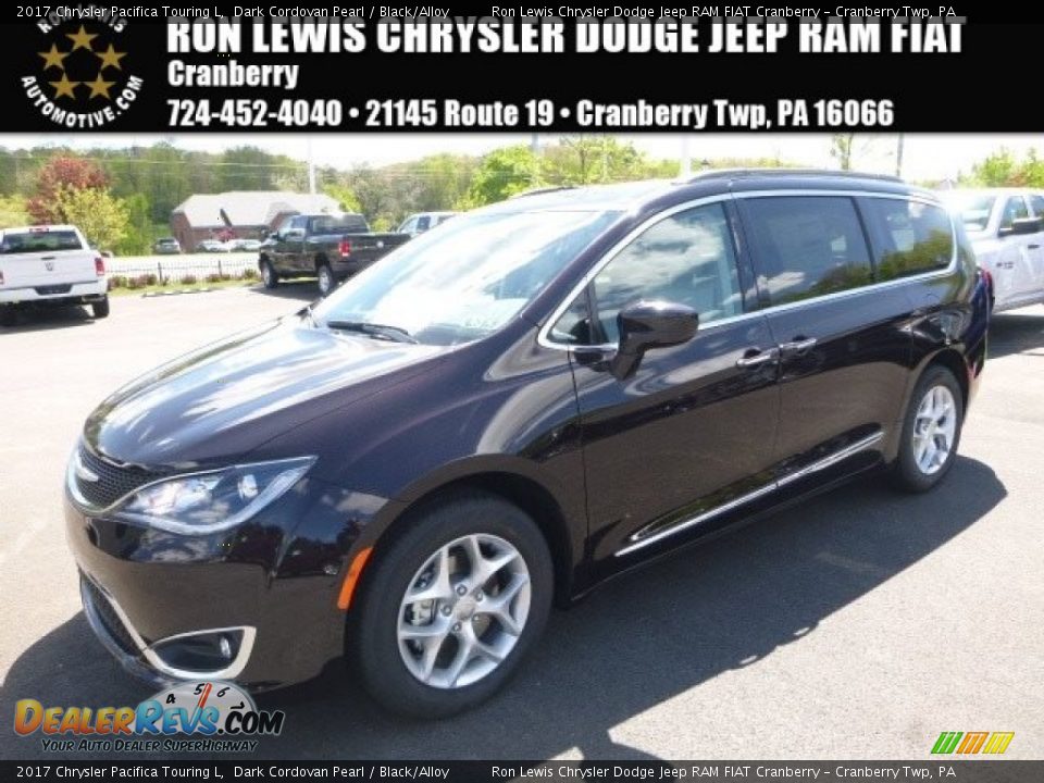 2017 Chrysler Pacifica Touring L Dark Cordovan Pearl / Black/Alloy Photo #1