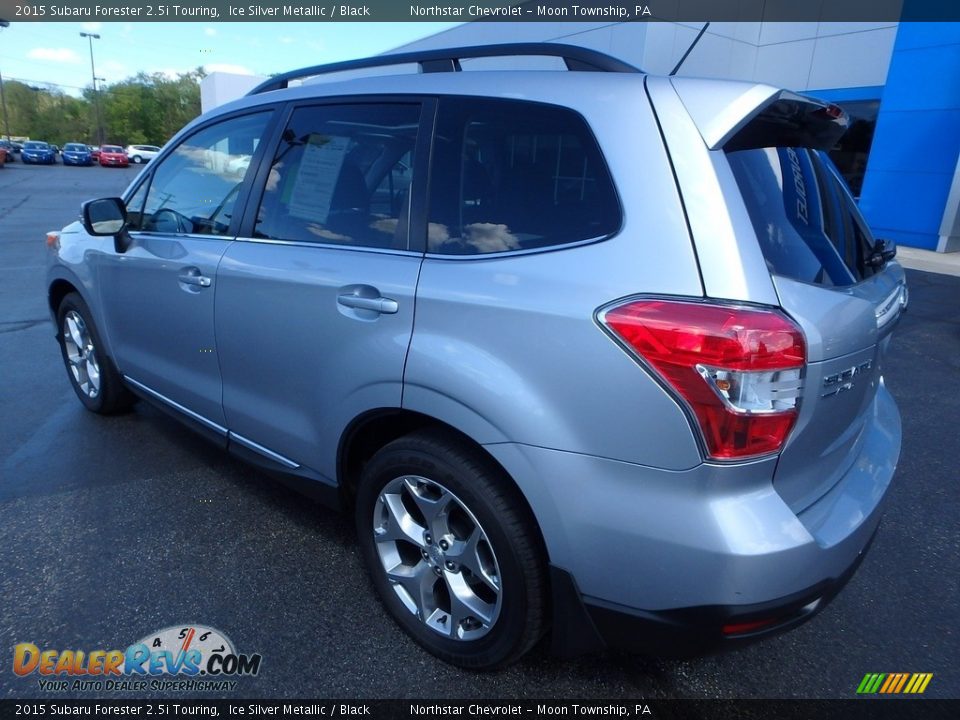 2015 Subaru Forester 2.5i Touring Ice Silver Metallic / Black Photo #4