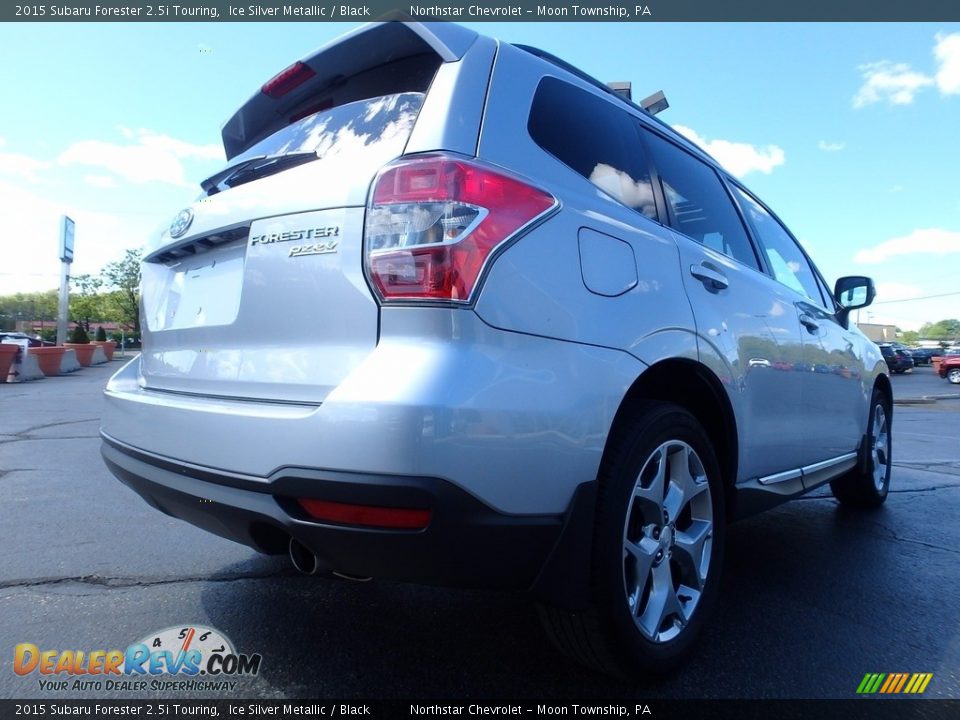 2015 Subaru Forester 2.5i Touring Ice Silver Metallic / Black Photo #9