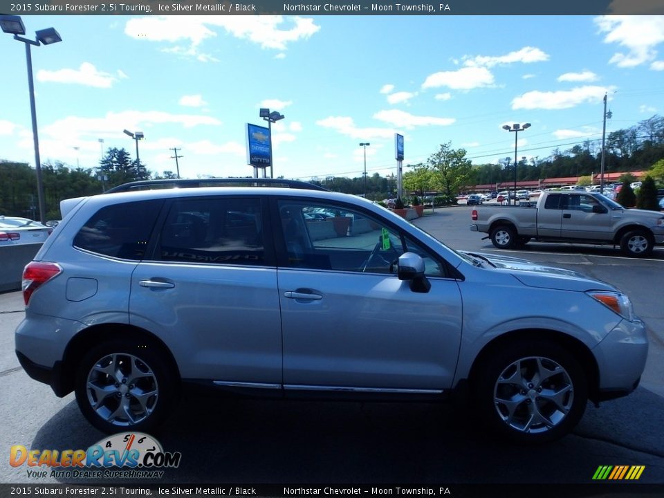 2015 Subaru Forester 2.5i Touring Ice Silver Metallic / Black Photo #10