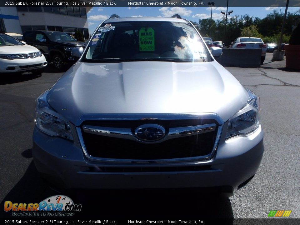 2015 Subaru Forester 2.5i Touring Ice Silver Metallic / Black Photo #13