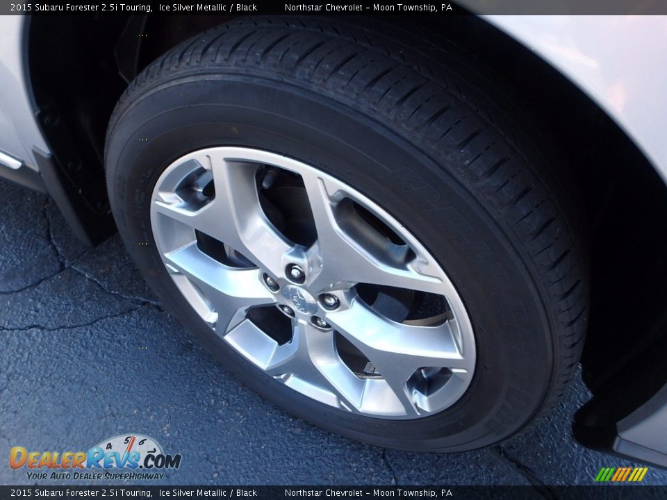 2015 Subaru Forester 2.5i Touring Ice Silver Metallic / Black Photo #14