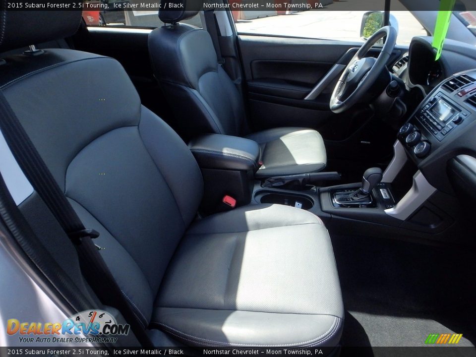 2015 Subaru Forester 2.5i Touring Ice Silver Metallic / Black Photo #15