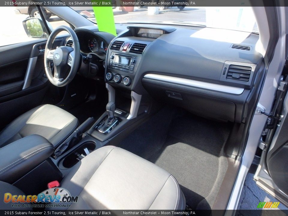 2015 Subaru Forester 2.5i Touring Ice Silver Metallic / Black Photo #16