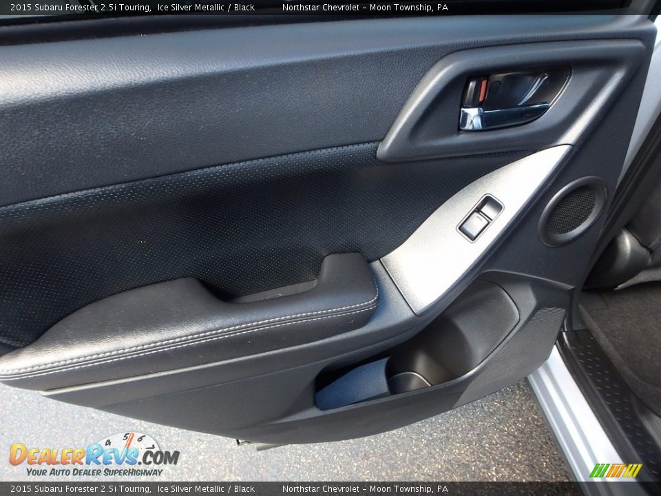 2015 Subaru Forester 2.5i Touring Ice Silver Metallic / Black Photo #22