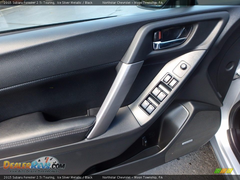 2015 Subaru Forester 2.5i Touring Ice Silver Metallic / Black Photo #23