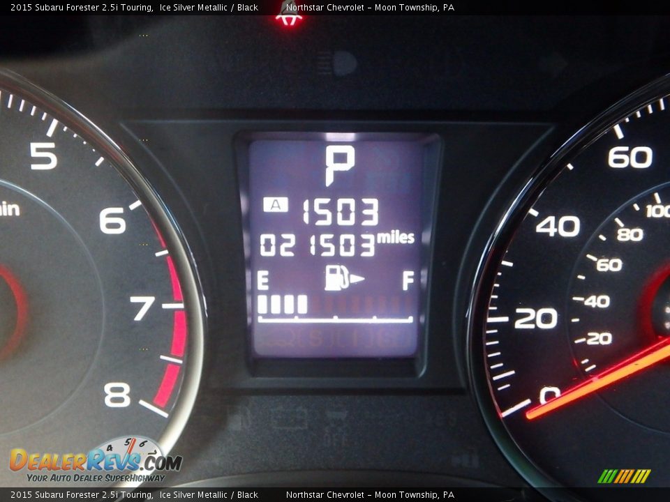 2015 Subaru Forester 2.5i Touring Ice Silver Metallic / Black Photo #29