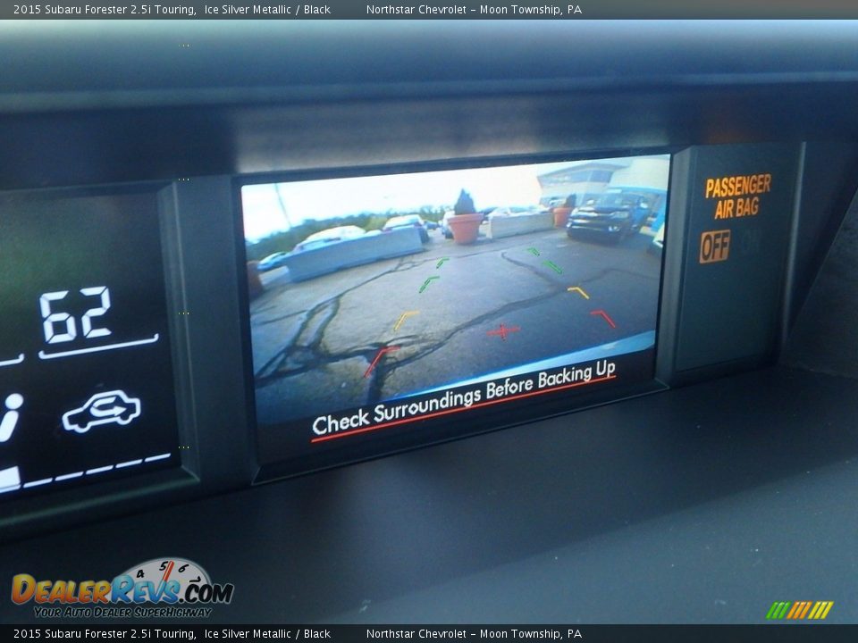 2015 Subaru Forester 2.5i Touring Ice Silver Metallic / Black Photo #30