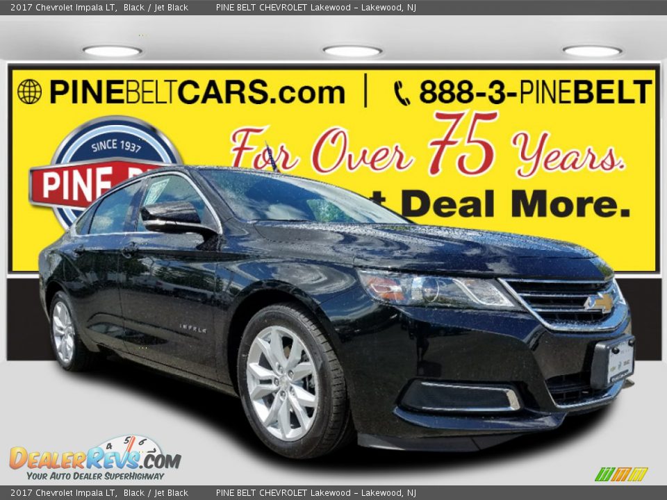 2017 Chevrolet Impala LT Black / Jet Black Photo #1