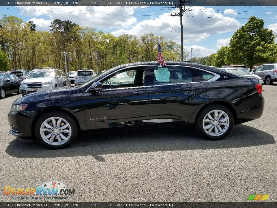 2017 Chevrolet Impala LT Black / Jet Black Photo #12