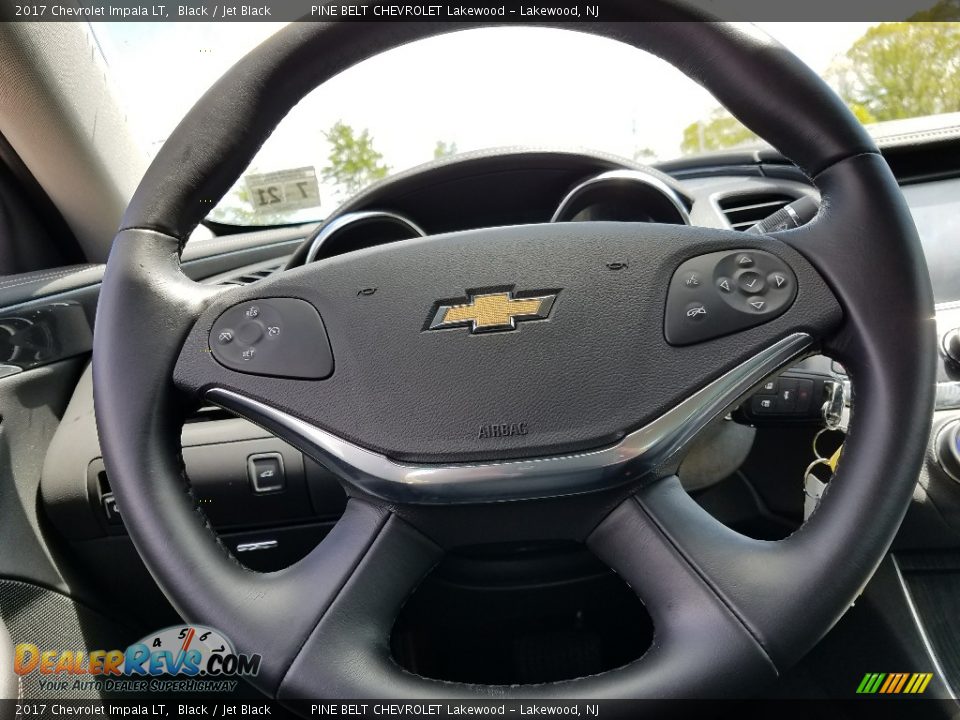 2017 Chevrolet Impala LT Black / Jet Black Photo #15