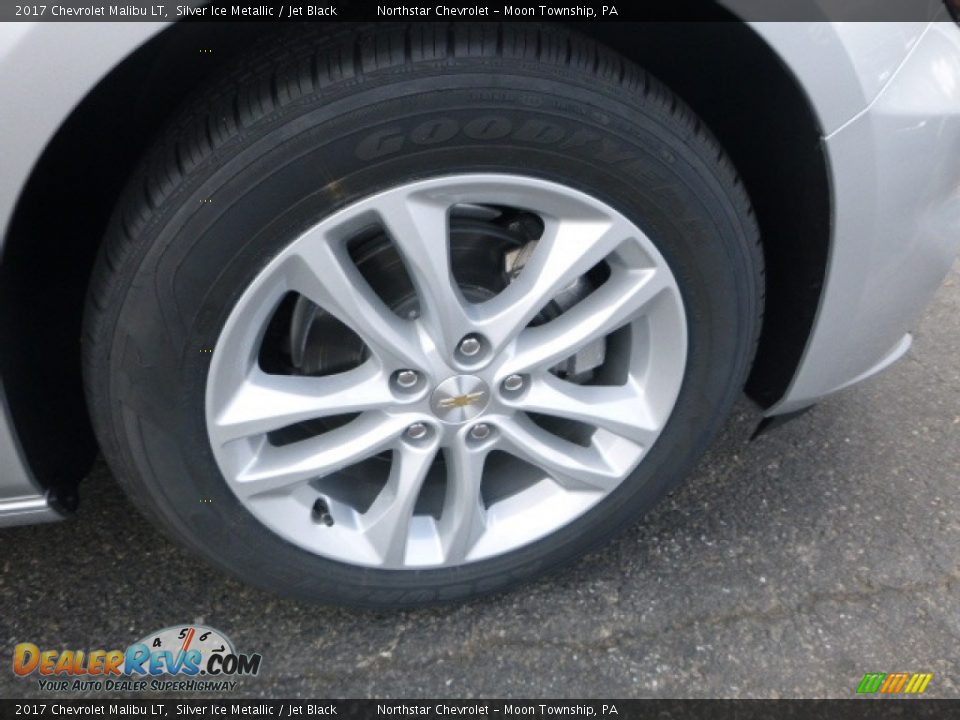2017 Chevrolet Malibu LT Silver Ice Metallic / Jet Black Photo #9