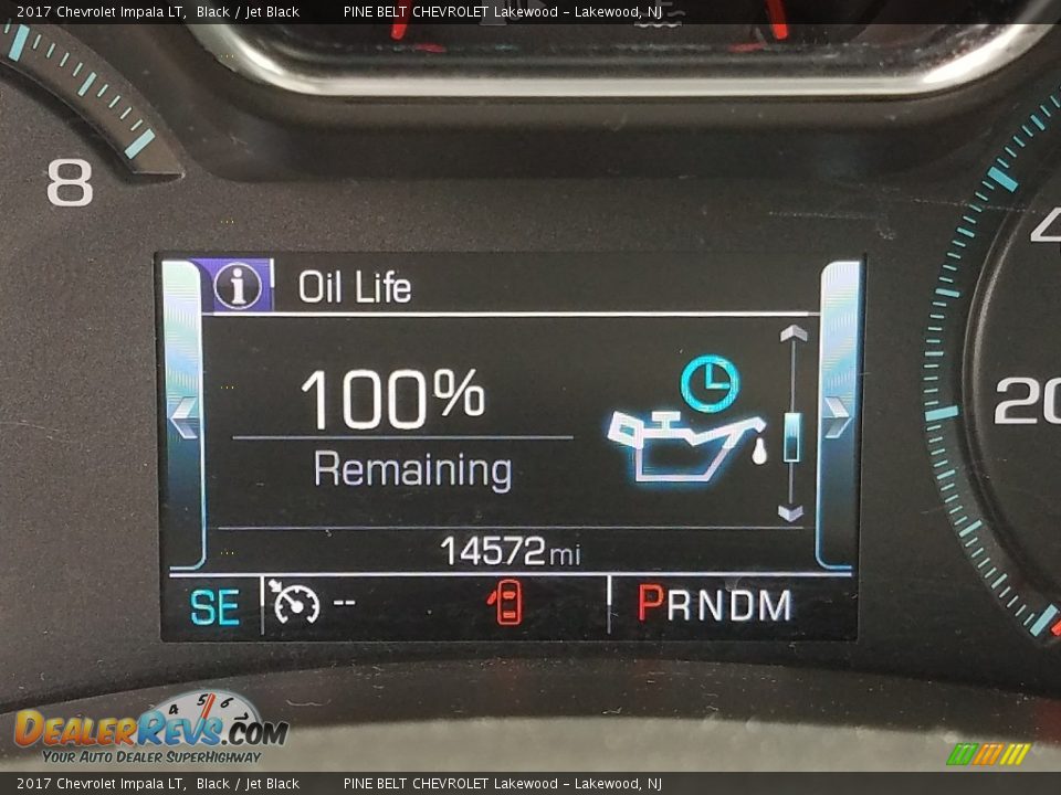 2017 Chevrolet Impala LT Black / Jet Black Photo #20