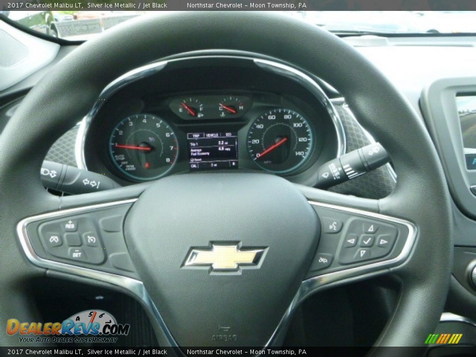 2017 Chevrolet Malibu LT Silver Ice Metallic / Jet Black Photo #20