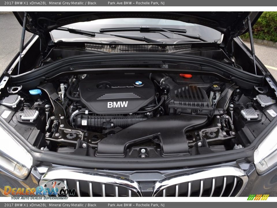 2017 BMW X1 xDrive28i Mineral Grey Metallic / Black Photo #30