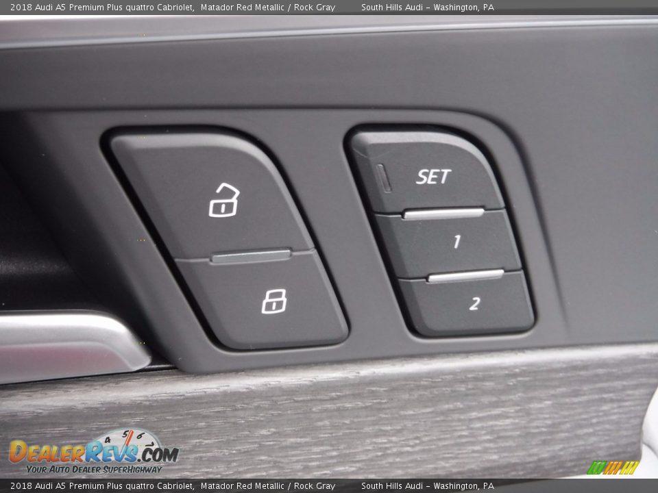 Controls of 2018 Audi A5 Premium Plus quattro Cabriolet Photo #21
