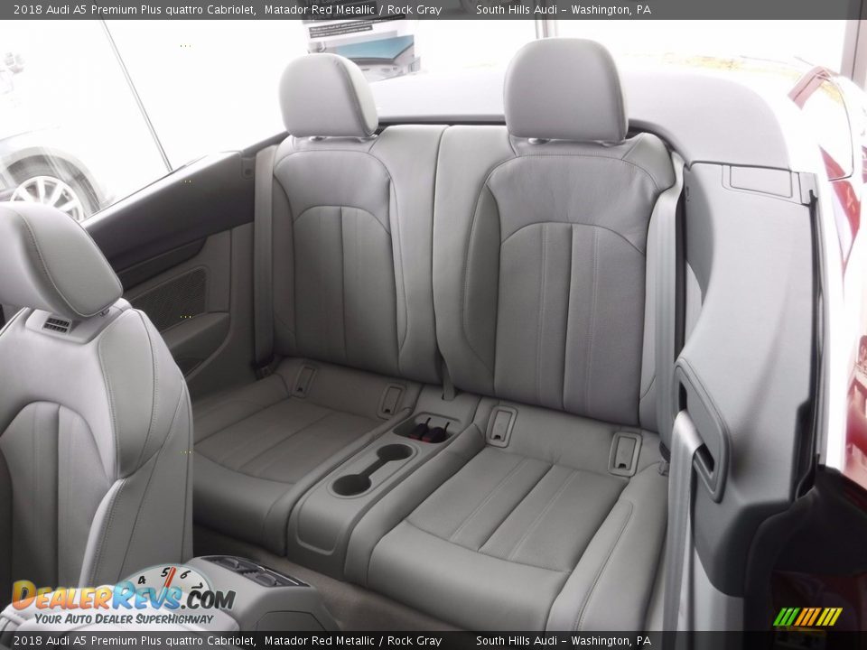 Rear Seat of 2018 Audi A5 Premium Plus quattro Cabriolet Photo #25