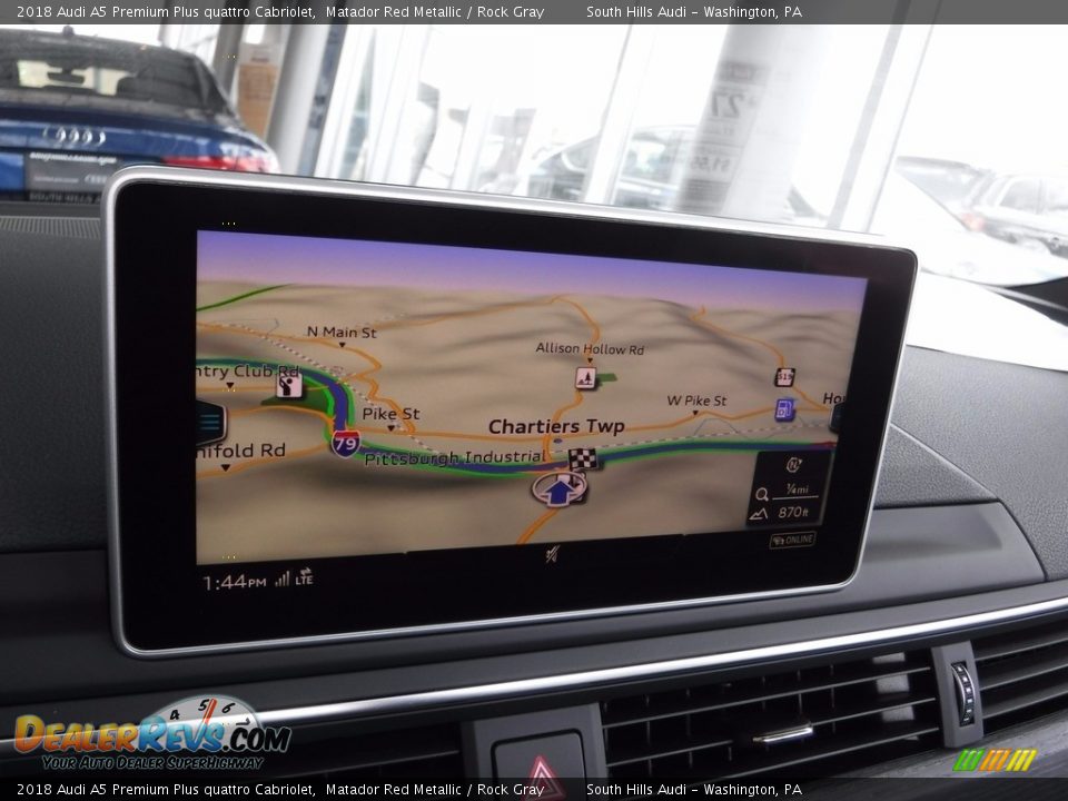 2018 Audi A5 Premium Plus quattro Cabriolet Matador Red Metallic / Rock Gray Photo #26