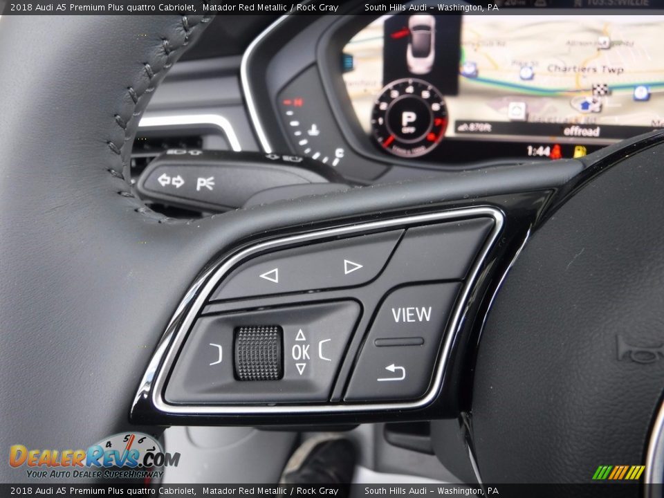 Controls of 2018 Audi A5 Premium Plus quattro Cabriolet Photo #28