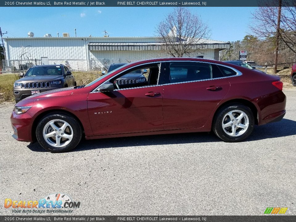 2016 Chevrolet Malibu LS Butte Red Metallic / Jet Black Photo #12