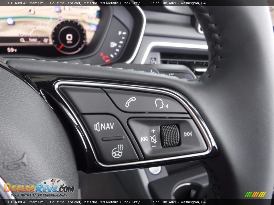 Controls of 2018 Audi A5 Premium Plus quattro Cabriolet Photo #29