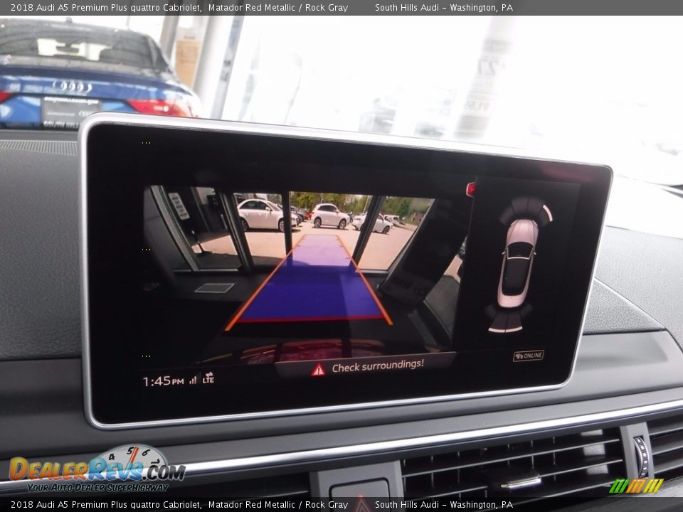2018 Audi A5 Premium Plus quattro Cabriolet Matador Red Metallic / Rock Gray Photo #34