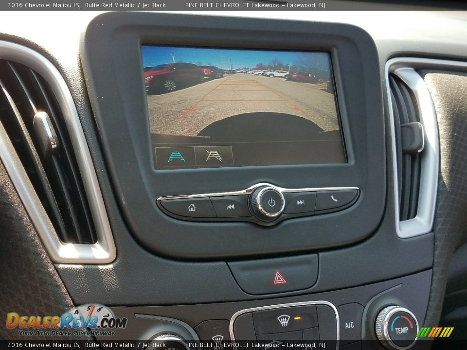 2016 Chevrolet Malibu LS Butte Red Metallic / Jet Black Photo #20