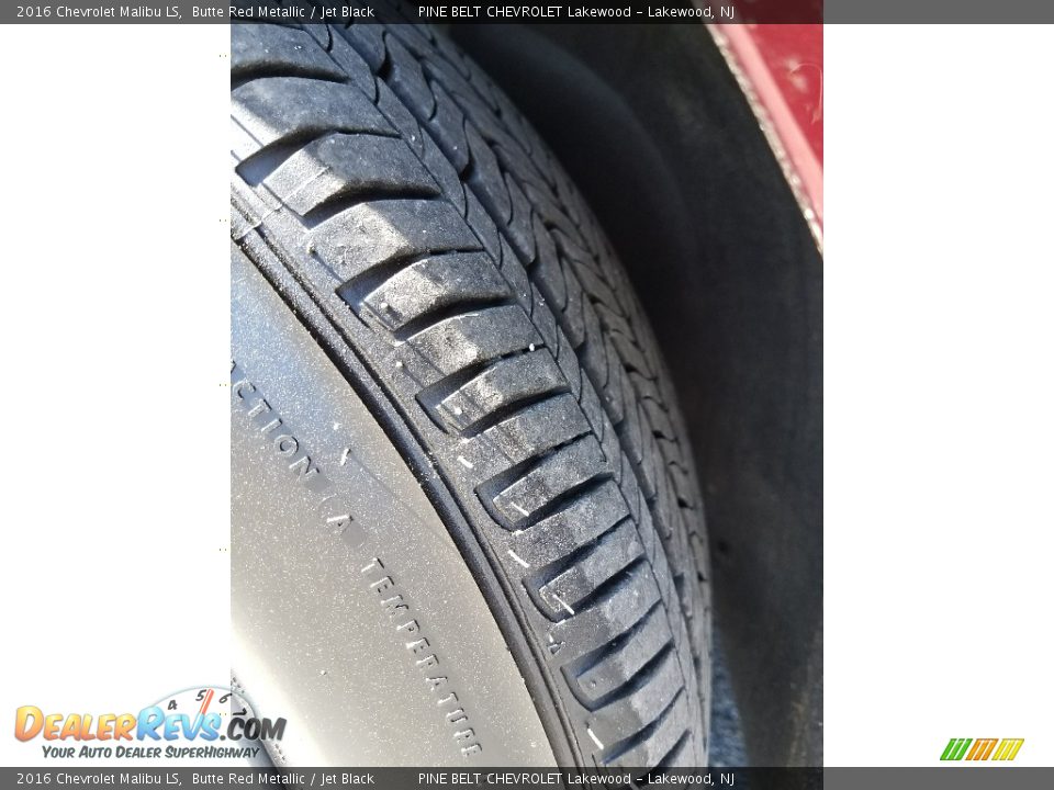 2016 Chevrolet Malibu LS Butte Red Metallic / Jet Black Photo #22