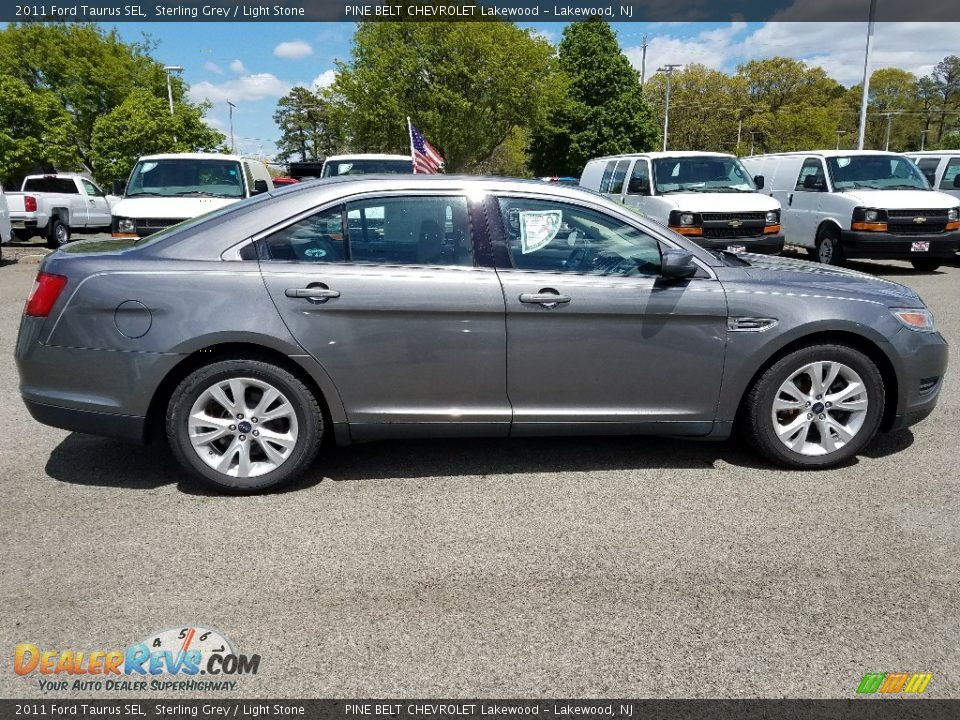 2011 Ford Taurus SEL Sterling Grey / Light Stone Photo #5