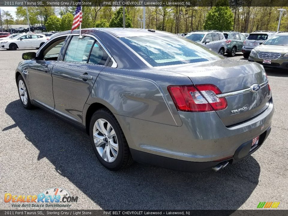 2011 Ford Taurus SEL Sterling Grey / Light Stone Photo #9