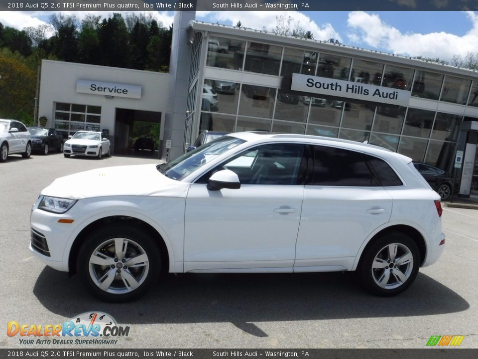 2018 Audi Q5 2.0 TFSI Premium Plus quattro Ibis White / Black Photo #2