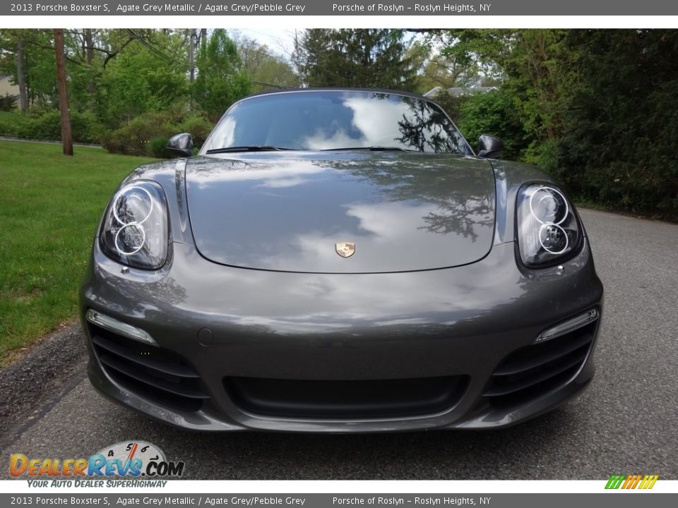 2013 Porsche Boxster S Agate Grey Metallic / Agate Grey/Pebble Grey Photo #2