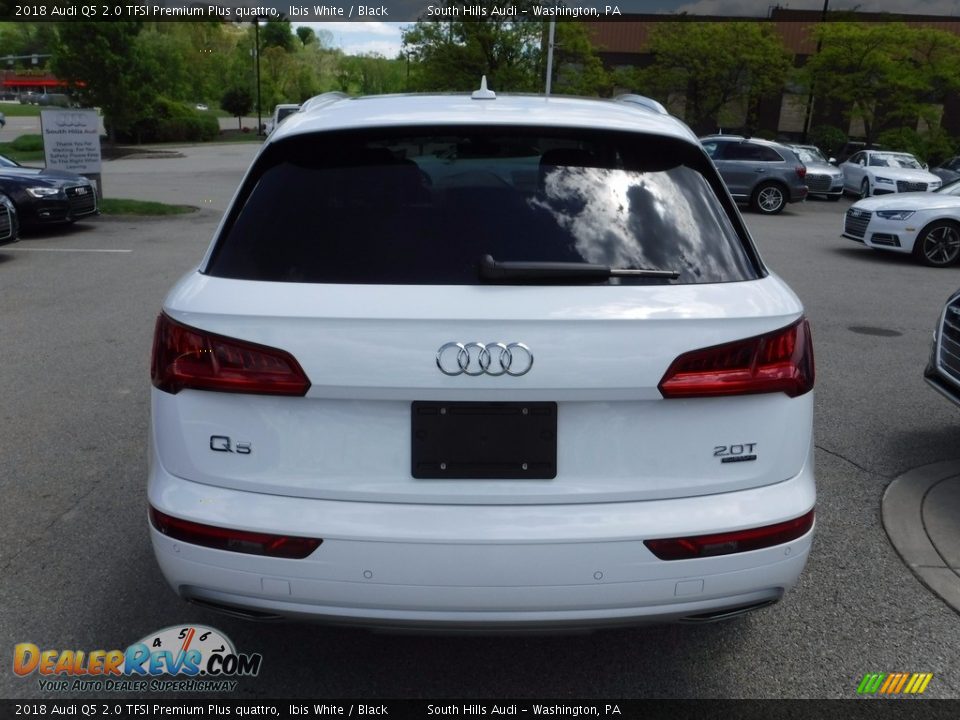 2018 Audi Q5 2.0 TFSI Premium Plus quattro Ibis White / Black Photo #13