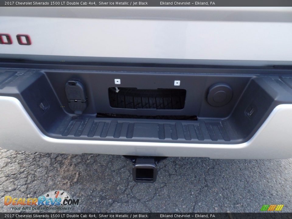 2017 Chevrolet Silverado 1500 LT Double Cab 4x4 Silver Ice Metallic / Jet Black Photo #12