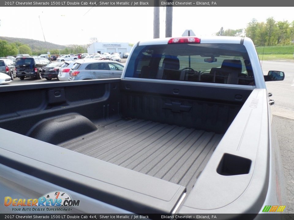 2017 Chevrolet Silverado 1500 LT Double Cab 4x4 Silver Ice Metallic / Jet Black Photo #14
