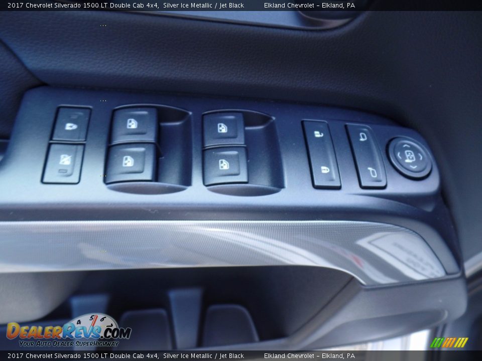 2017 Chevrolet Silverado 1500 LT Double Cab 4x4 Silver Ice Metallic / Jet Black Photo #18