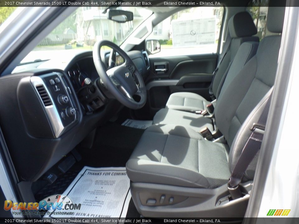 2017 Chevrolet Silverado 1500 LT Double Cab 4x4 Silver Ice Metallic / Jet Black Photo #20