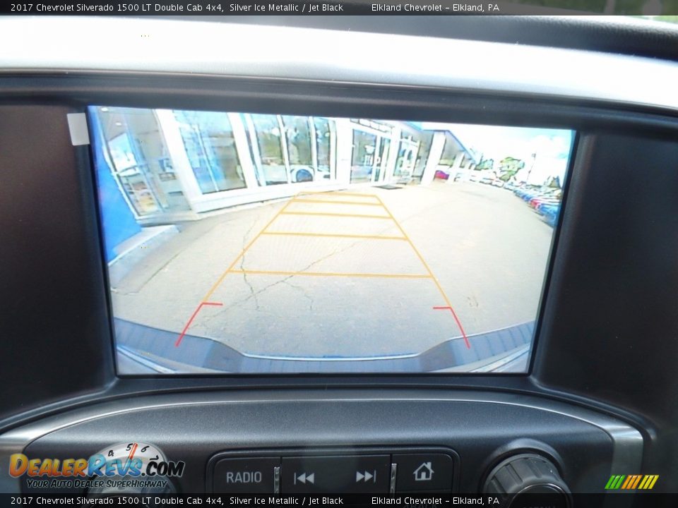 2017 Chevrolet Silverado 1500 LT Double Cab 4x4 Silver Ice Metallic / Jet Black Photo #35