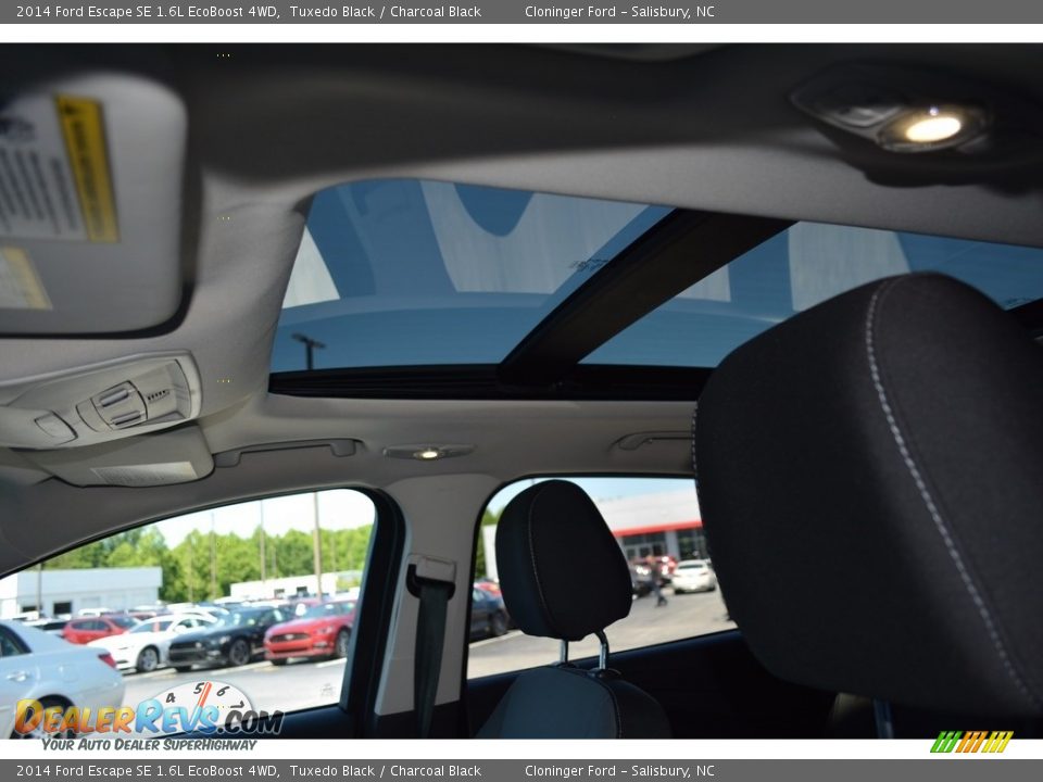 2014 Ford Escape SE 1.6L EcoBoost 4WD Tuxedo Black / Charcoal Black Photo #10