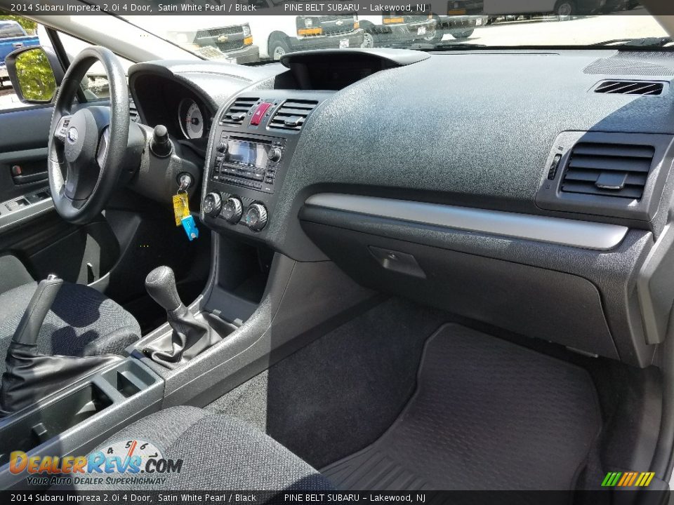 2014 Subaru Impreza 2.0i 4 Door Satin White Pearl / Black Photo #6