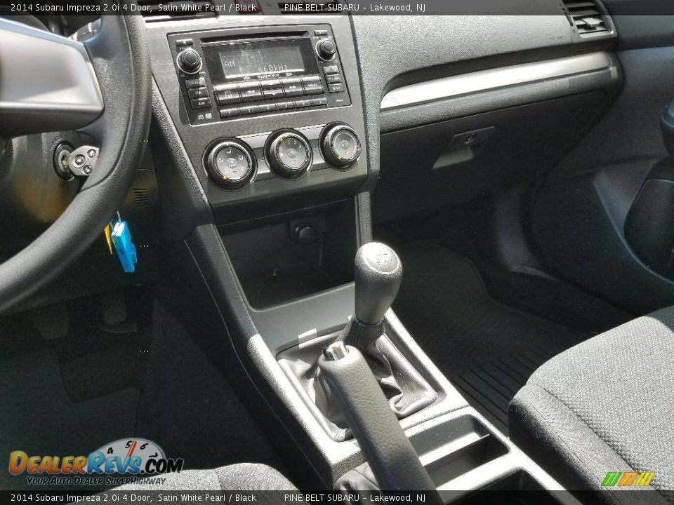 2014 Subaru Impreza 2.0i 4 Door Satin White Pearl / Black Photo #14