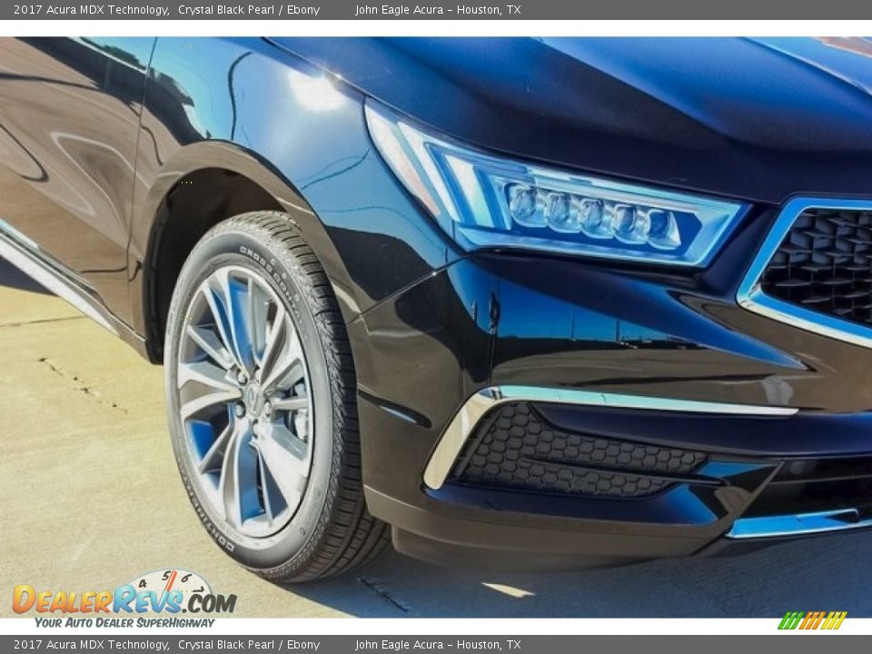 2017 Acura MDX Technology Crystal Black Pearl / Ebony Photo #10