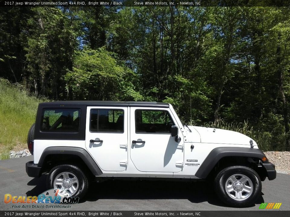 2017 Jeep Wrangler Unlimited Sport 4x4 RHD Bright White / Black Photo #1