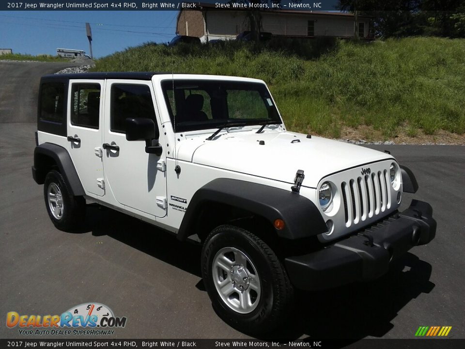 2017 Jeep Wrangler Unlimited Sport 4x4 RHD Bright White / Black Photo #2