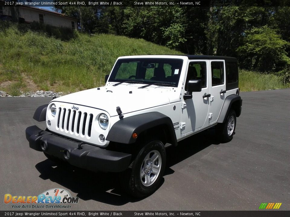 2017 Jeep Wrangler Unlimited Sport 4x4 RHD Bright White / Black Photo #4