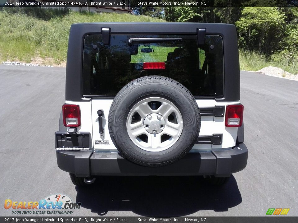2017 Jeep Wrangler Unlimited Sport 4x4 RHD Bright White / Black Photo #7