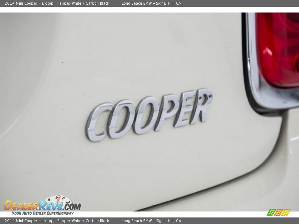 2014 Mini Cooper Hardtop Pepper White / Carbon Black Photo #7