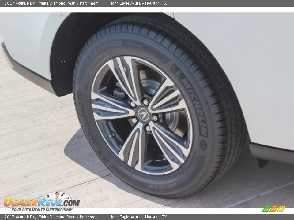 2017 Acura MDX White Diamond Pearl / Parchment Photo #11