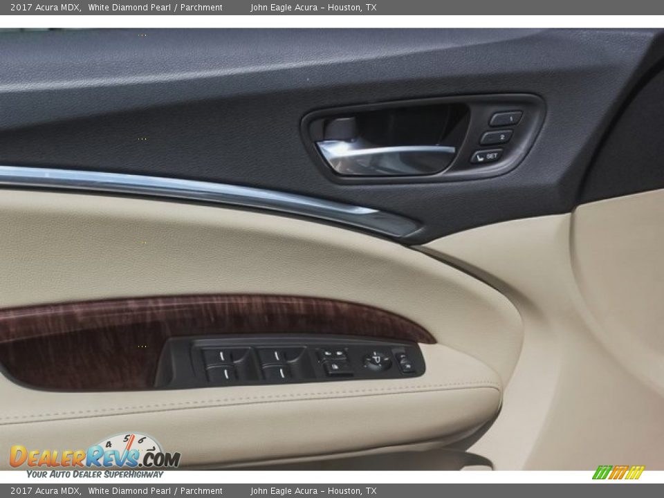 2017 Acura MDX White Diamond Pearl / Parchment Photo #15